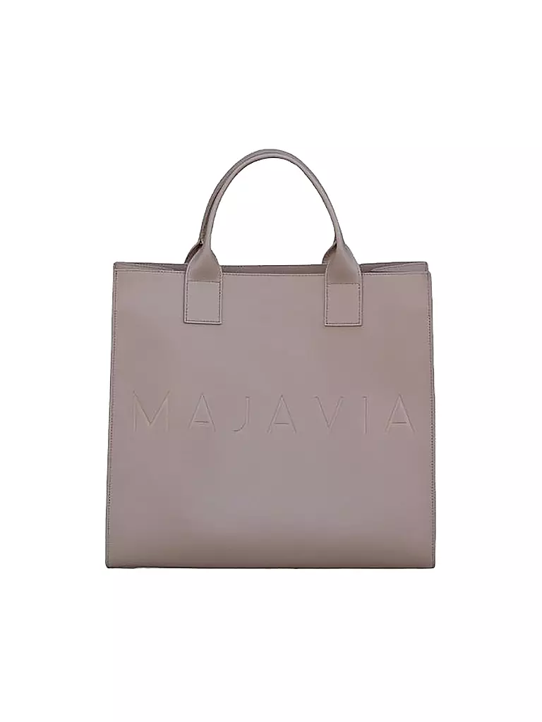 MAJAVIA | Ledertasche - Tote Bag  | grau