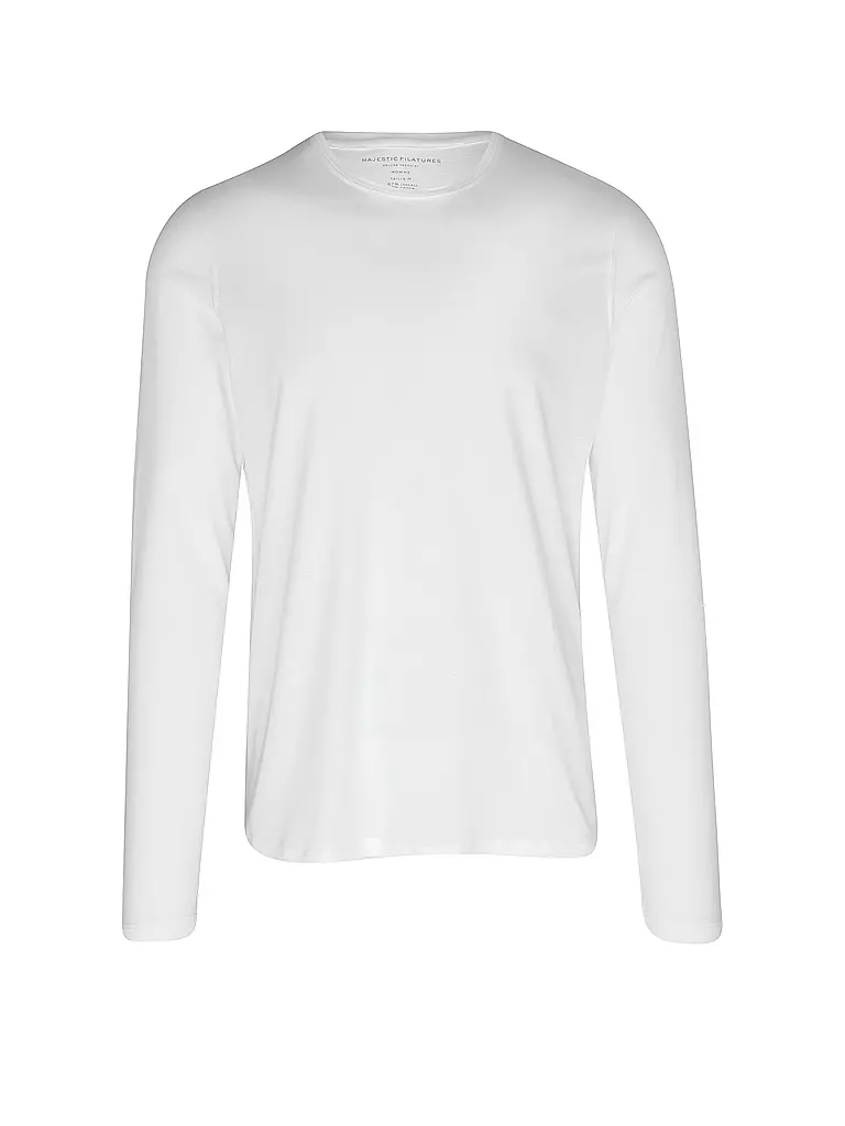 MAJESTIC FILATURES | Langarmshirt | weiss
