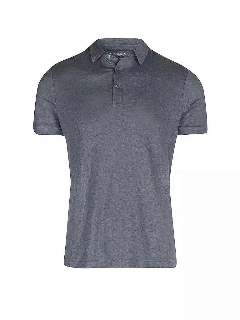 MAJESTIC FILATURES | Leinen Poloshirt | grau