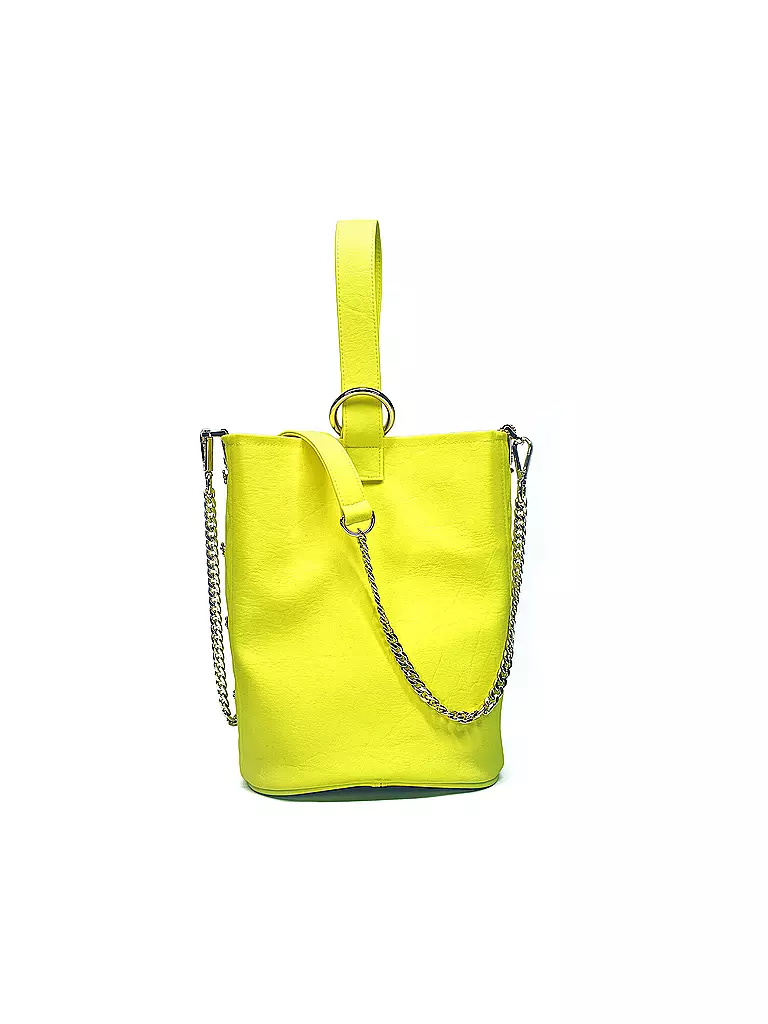 MANUEL ESSL DESIGN | Tasche - Bucket Bag Floral | gelb