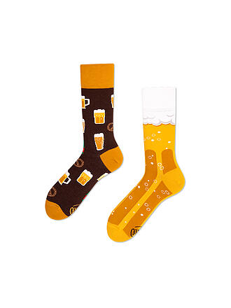 MANY MORNINGS | Herren Socken CRAFT BEER orange