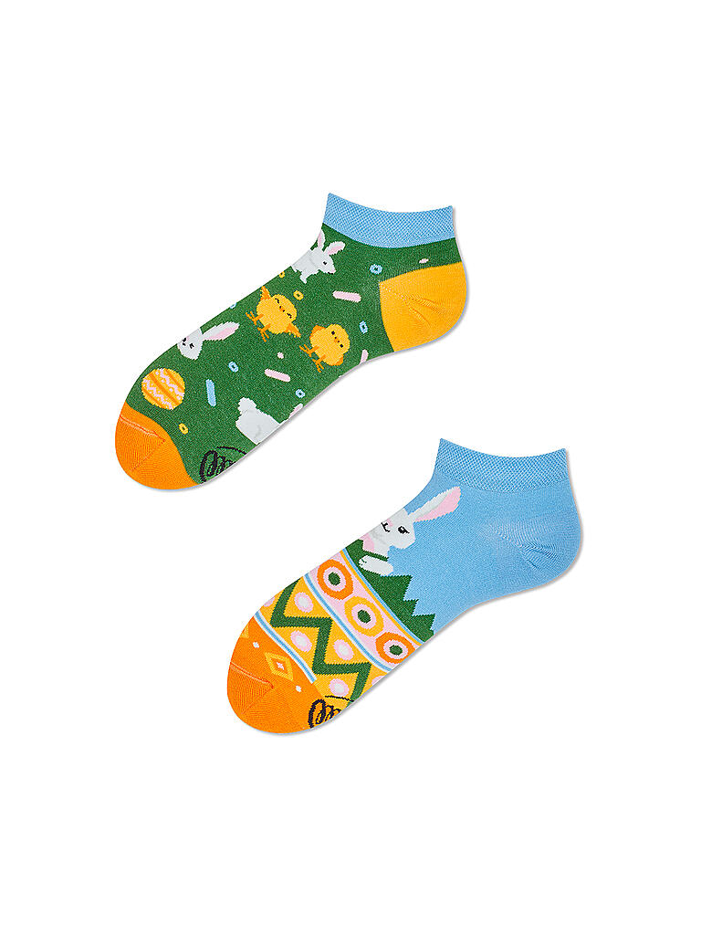 MANY MORNINGS | Damen Sneaker Socken EASTER BUNNY bunt  | bunt