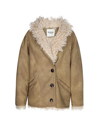 MARANT ETOILE | Mantel in Felloptik CLEA