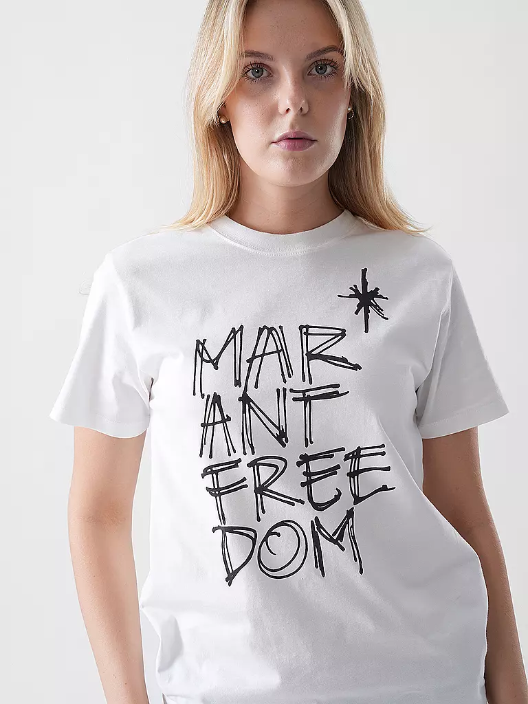 MARANT ETOILE | T-Shirt ZOELINE | weiss
