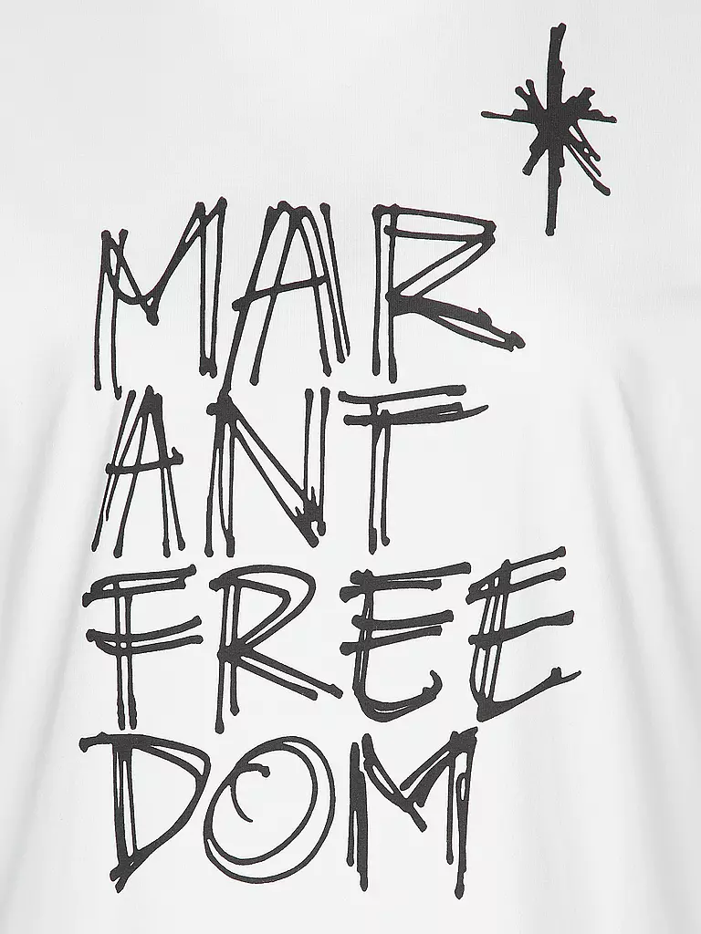 MARANT ETOILE | T-Shirt ZOELINE | weiss