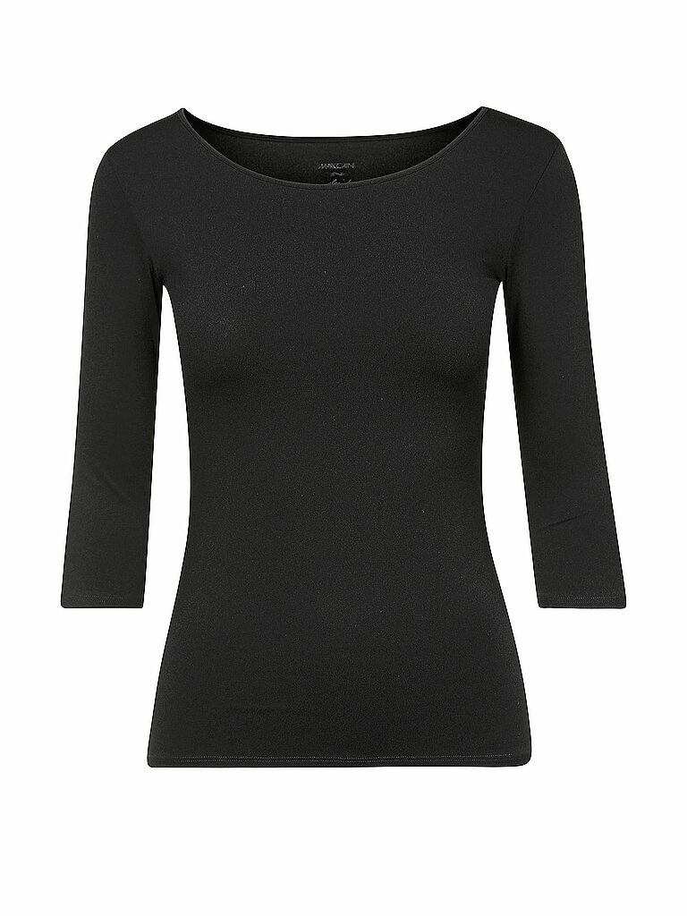Marc Cain Essentials Damen T-Shirt +E4812J03, Schwarz (Black 900), 40 (4)