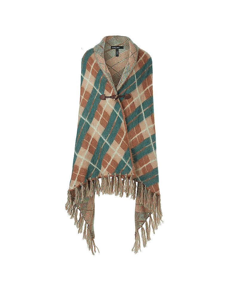 MARC CAIN Poncho - Cape hellbraun – Marc Cain