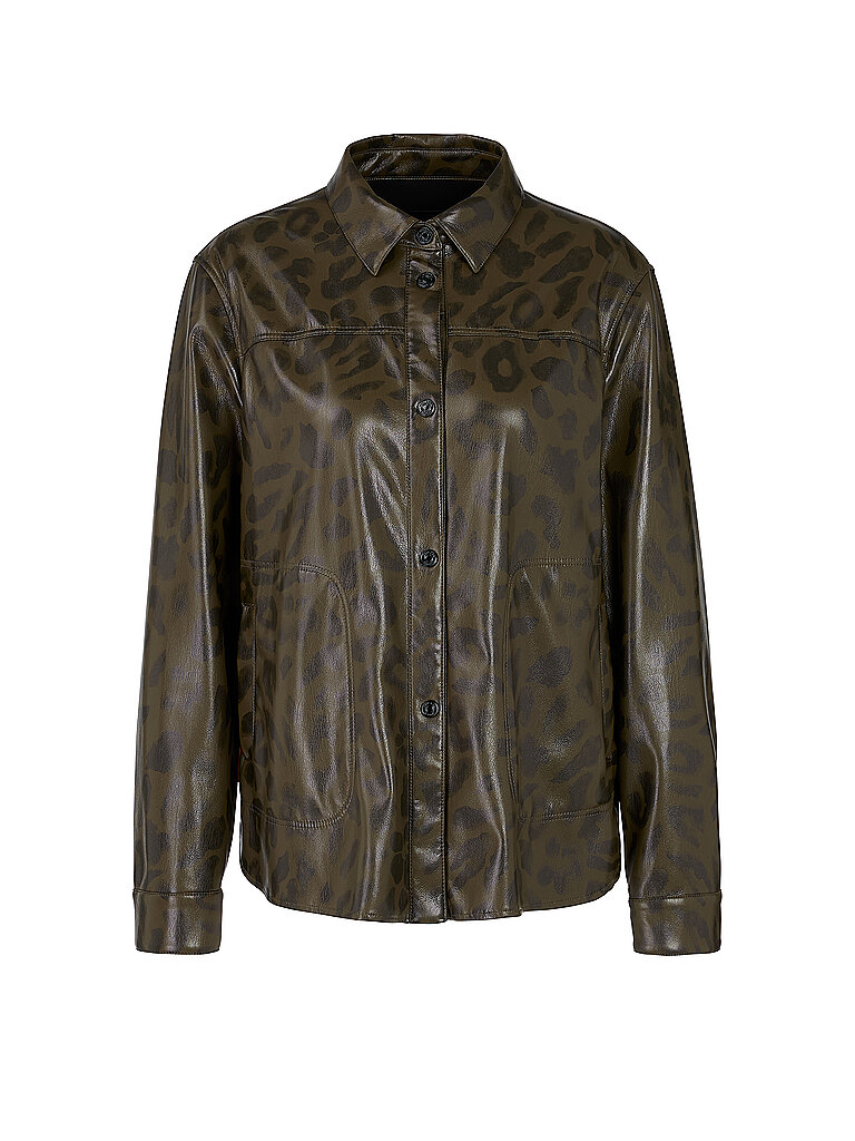 MARC CAIN Bluse in Lederoptik – Marc Cain