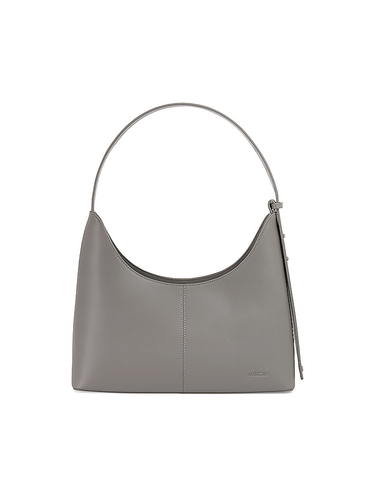 MARC CAIN Ledertasche - Schultertasche hellgrau – Marc Cain