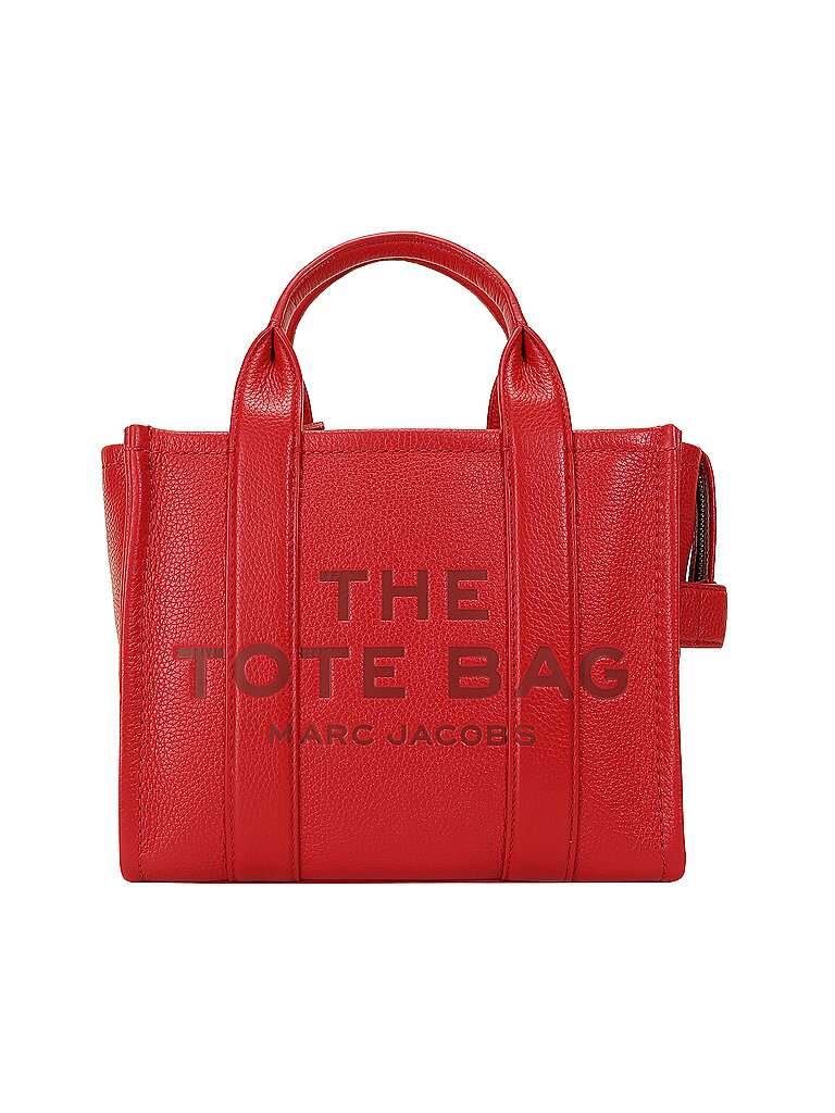 MARC JACOBS Ledertasche - Tote Bag THE SMALL TOTE LEATHER  rot