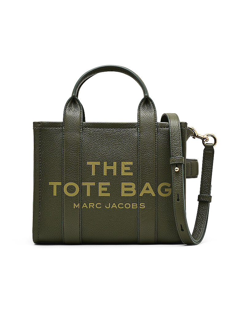 marc jacobs ledertasche - tote bag the small tote leather olive