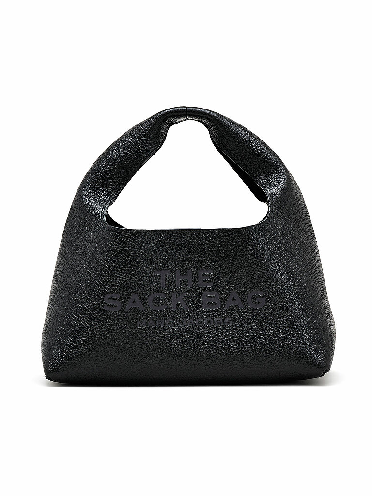 MARC JACOBS Ledertasche - Henkeltasche THE MINI SACK  schwarz