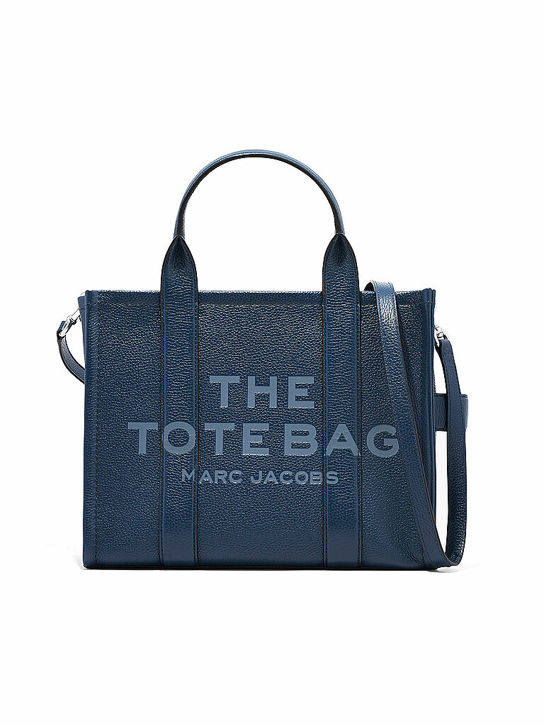 Tote - The Leather Small Tote Bag Leather - in blue - Tote für Damen