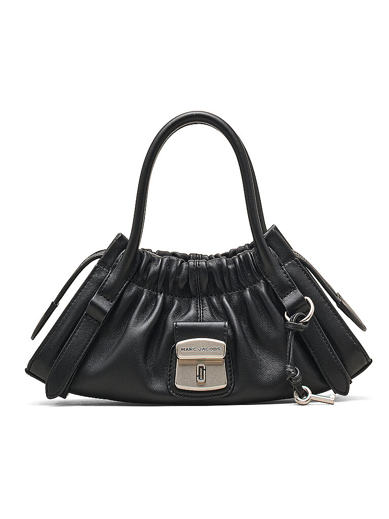 MARC JACOBS Ledertasche - Mini Bag THE SMALL SATCHEL schwarz