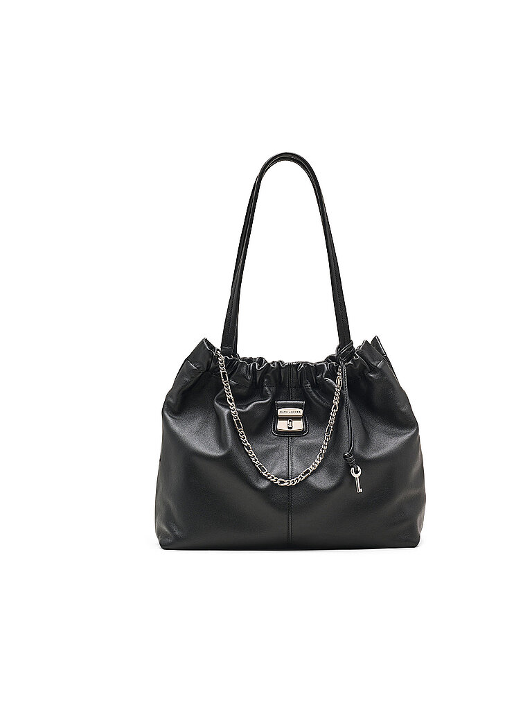 MARC JACOBS Ledertasche -  Shopper THE TOTE schwarz