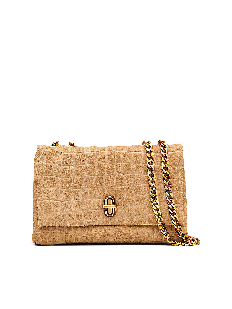 MARC JACOBS Ledertasche - Umhängetasche THE SLIM DUAL camel