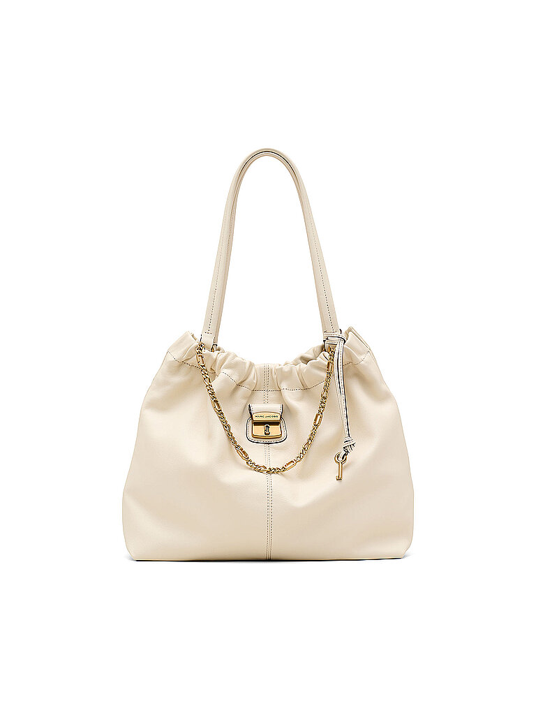MARC JACOBS Ledertasche - Shopper THE TOTE creme