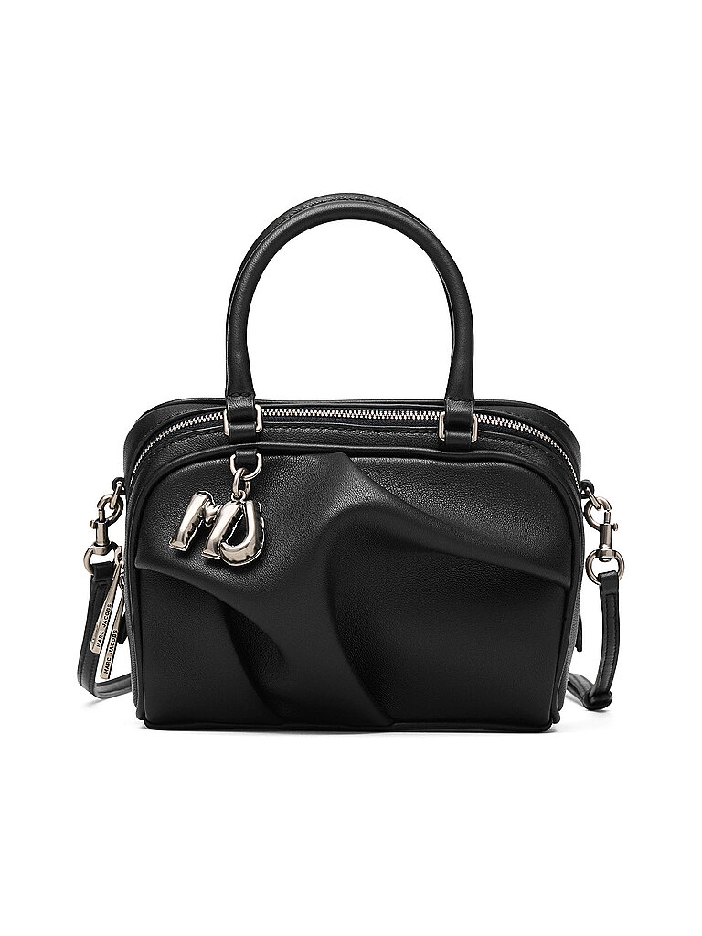 MARC JACOBS Ledertasche - Henkeltasche THE MICRO BAULETTO schwarz