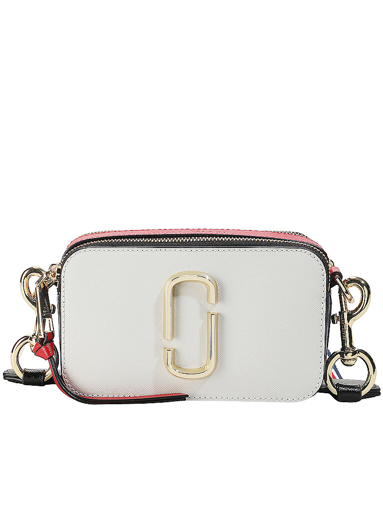MARC JACOBS Ledertasche - Umhängetasche  THE SNAPSHOT creme