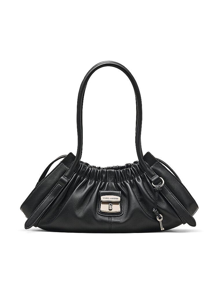 MARC JACOBS Ledertasche - Schultertasche THE SATCHEL schwarz