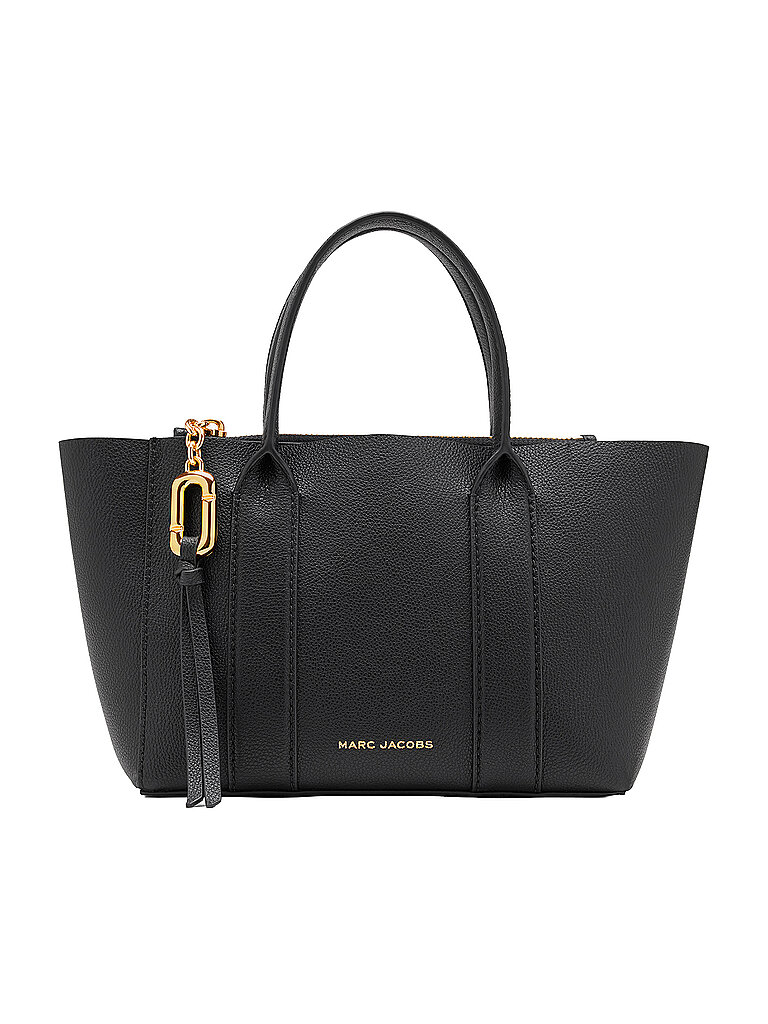 MARC JACOBS Ledertasche - Tote Bag THE SMALL WORK TOTE schwarz