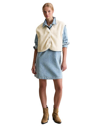 MARC O'POLO DENIM | Gilet in Felloptik 