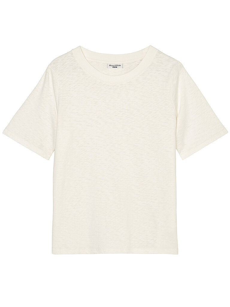 T-shirt, shortsleeve, roundneck, lo, scandinavian white