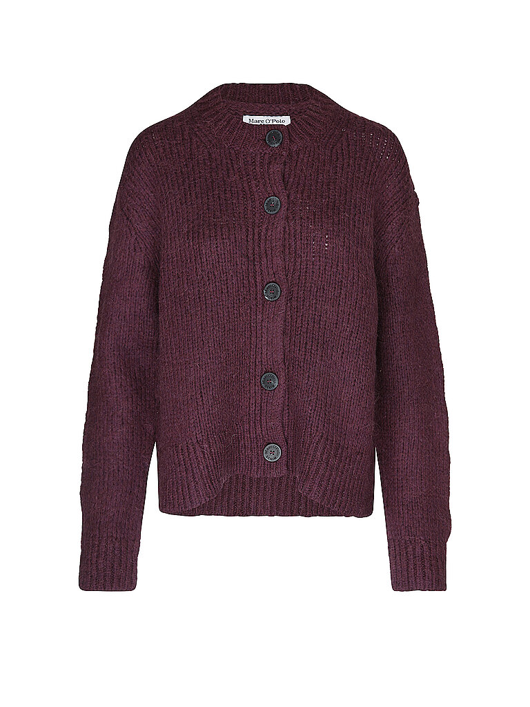 MARC O'POLO DENIM Strickjacke dunkelrot | S