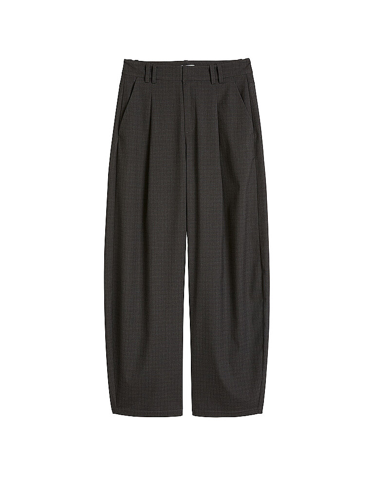 MARC O'POLO DENIM Hose Barrel Leg grau | M