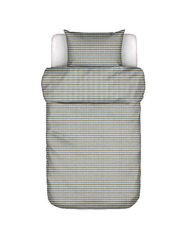 MARC O'POLO HOME Flanell Bettwäsche OLLE 70x90cm/140x200cm Denim Blue  blau – MARC O'POLO HOME