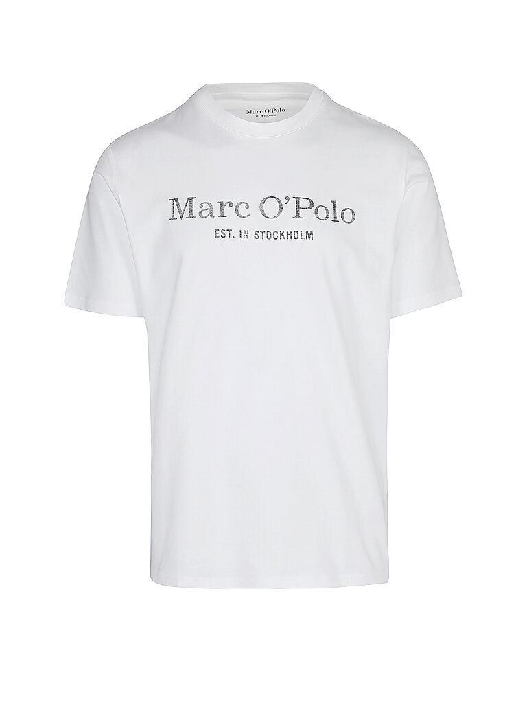 T-Shirt mit Statement- und Label-Print