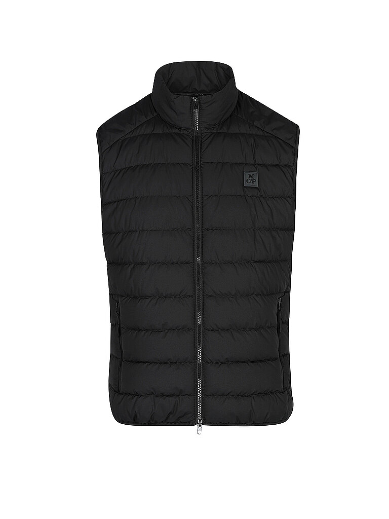 Marc O'Polo Herren Steppweste Übergangsjacke wasserabweisend, Schwarz (Black), XXL