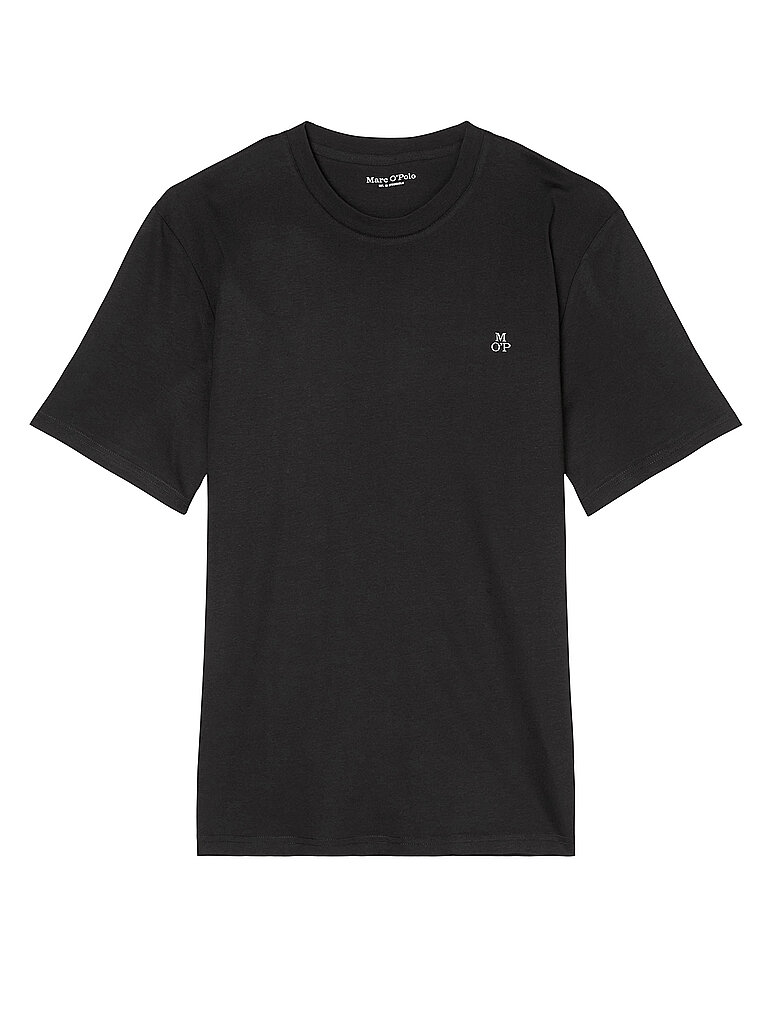 Marc OߴPolo Herren T-Shirt aus Bio-Baumwolle mit Rundhalsausschnitt, Schwarz (Black), XXL