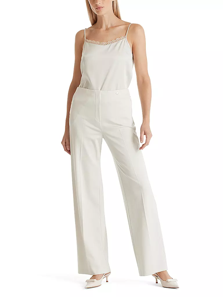 MARC CAIN  | Businesshose Wide Fit WINDER  | grau
