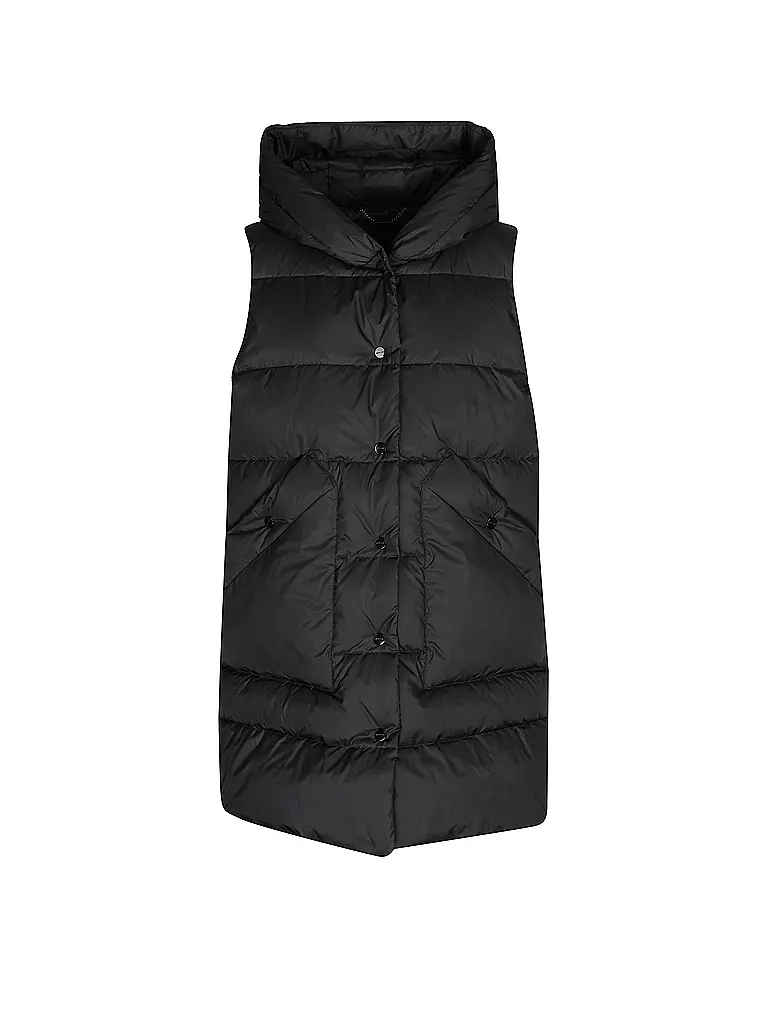 MARC CAIN  | Daunensteppgilet  | schwarz