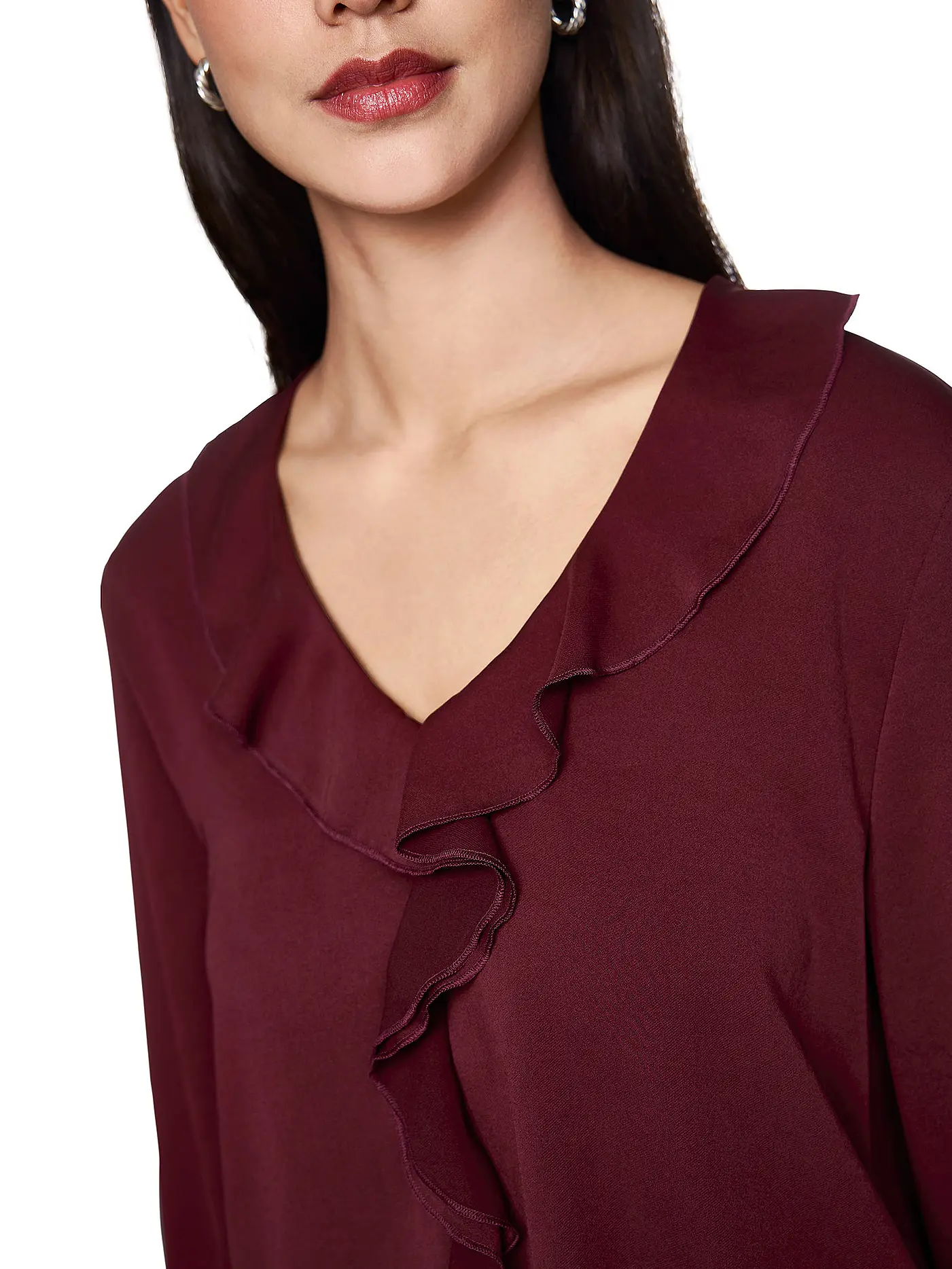 MARC CAIN | Bluse  | dunkelrot