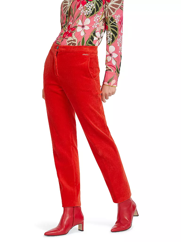 MARC CAIN | Businesshose FUSHUN Feminine Fit | rot