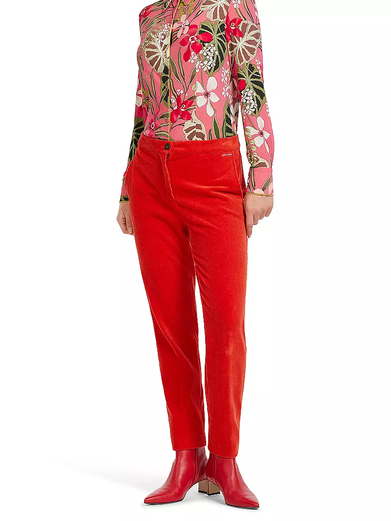 MARC CAIN | Businesshose FUSHUN Feminine Fit | rot