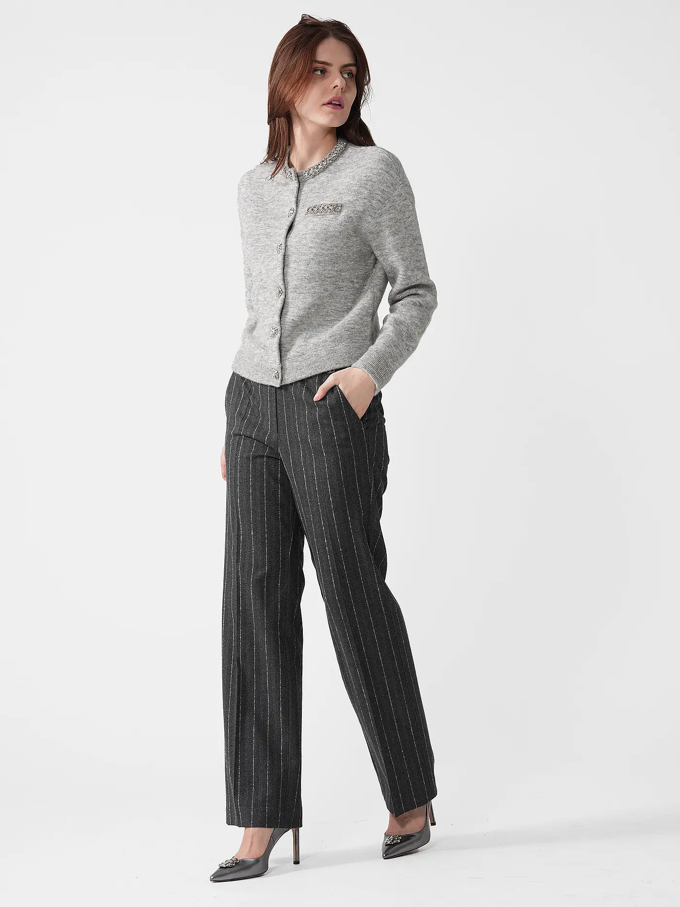 MARC CAIN | Businesshose WASHINGTON | grau