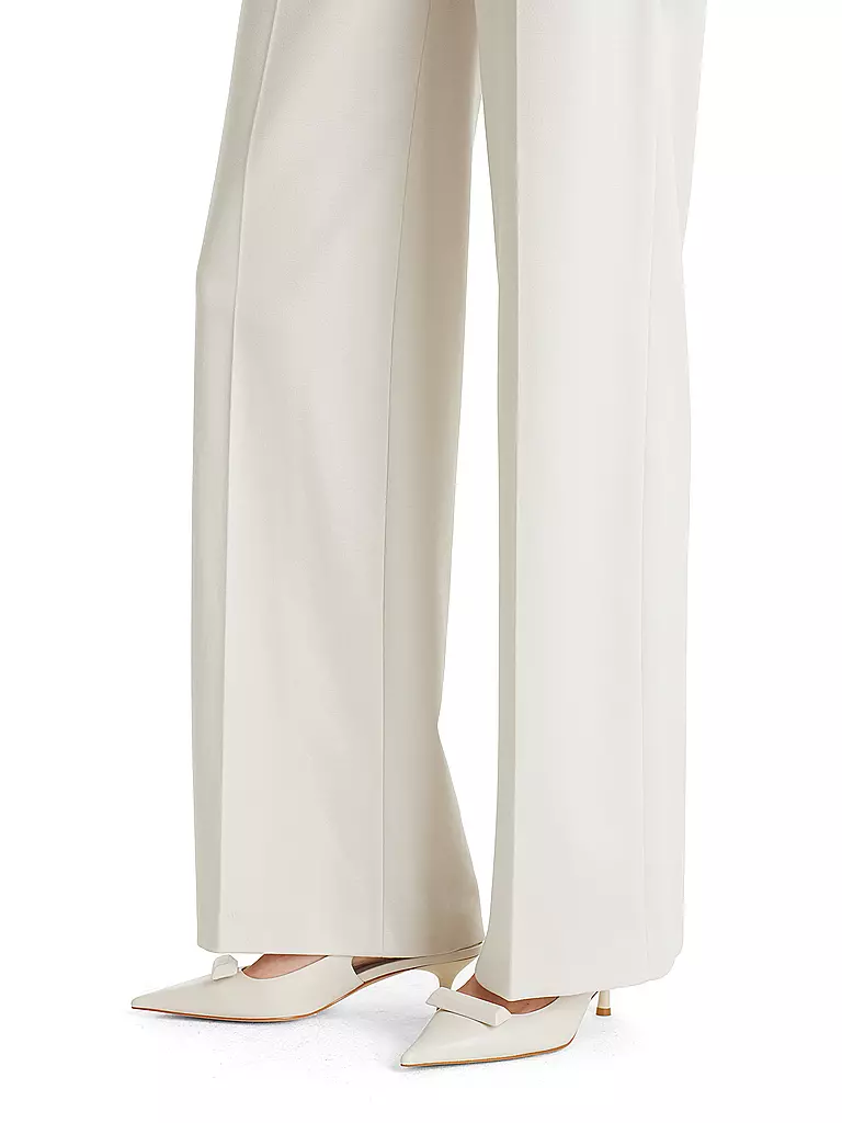 MARC CAIN | Businesshose Wide Fit WINDER | grau