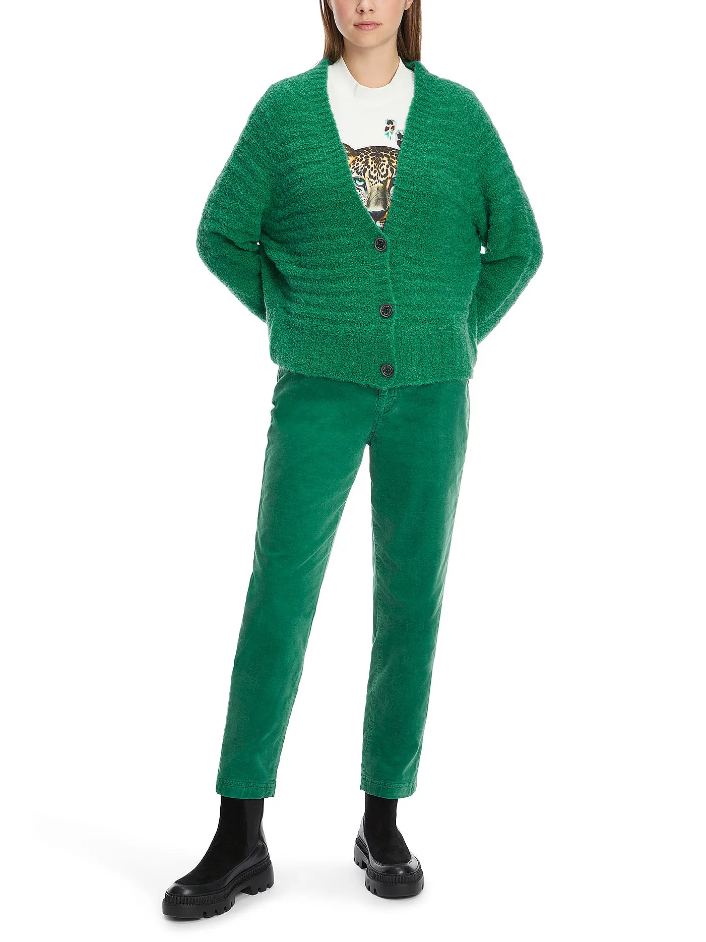 MARC CAIN | Cardigan | grün