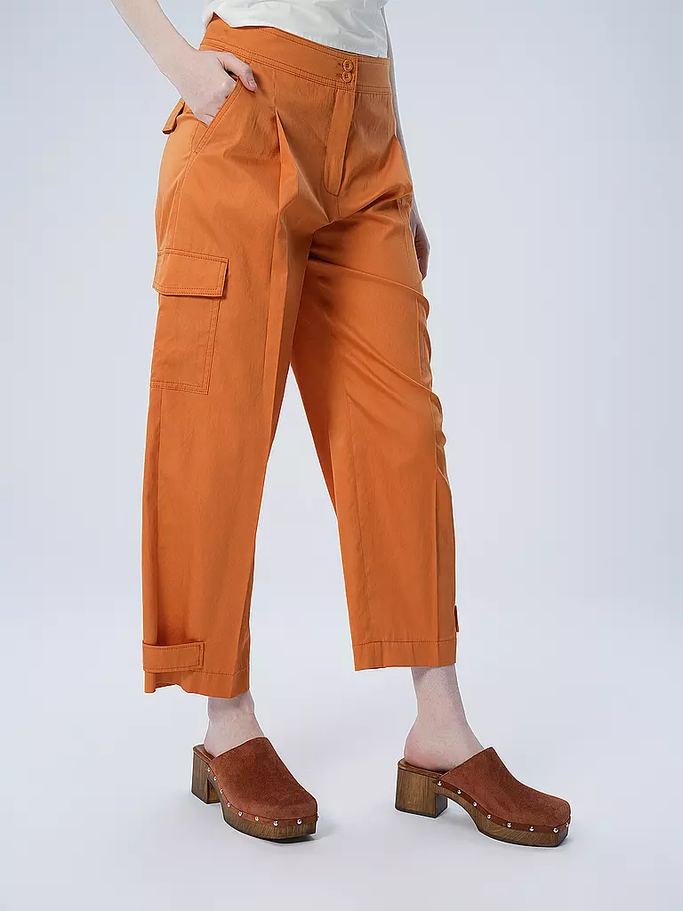 MARC CAIN | Cargohose WELS Wide Fit  | braun