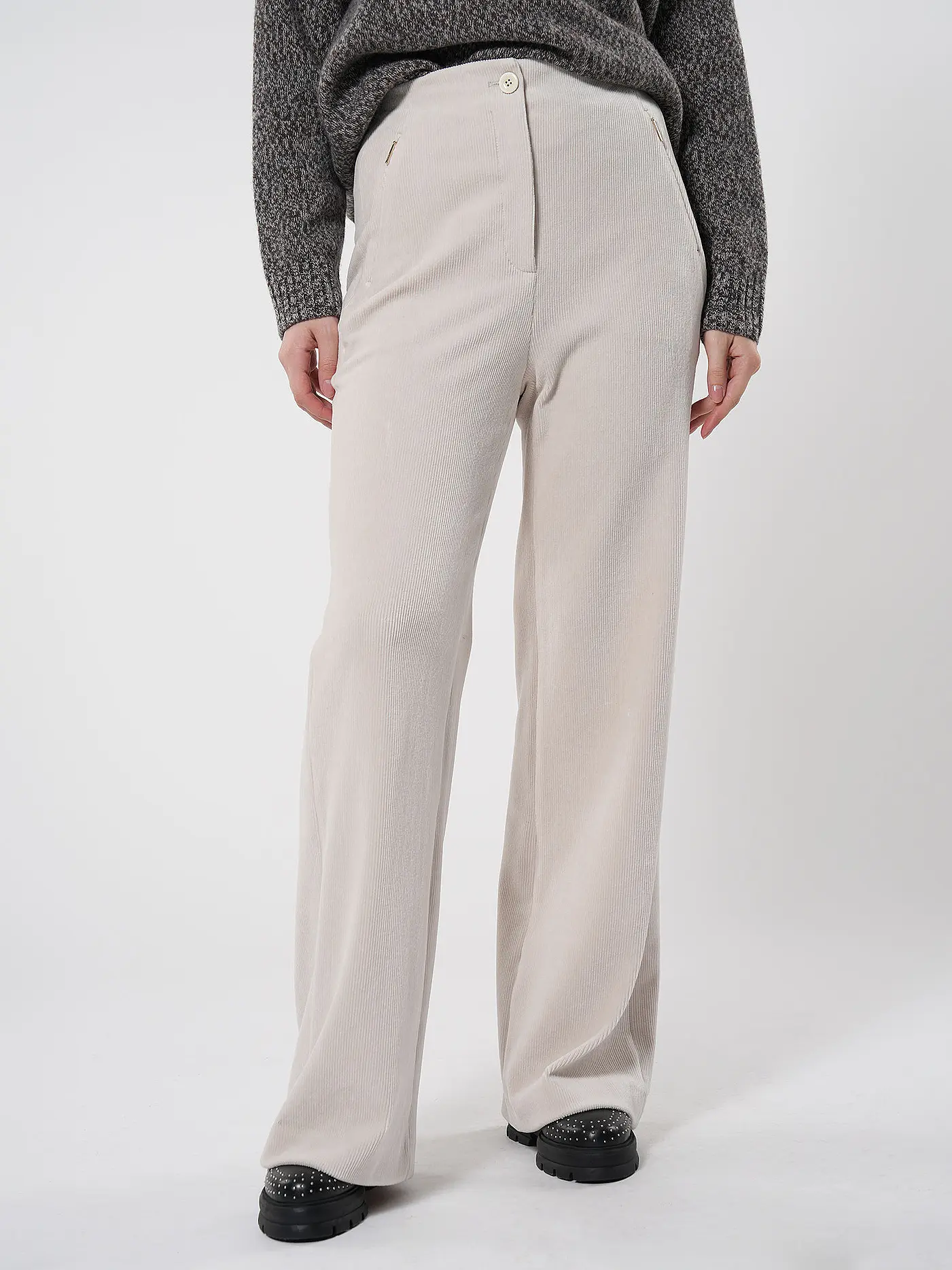 MARC CAIN | Cordhose WELKOM | grau