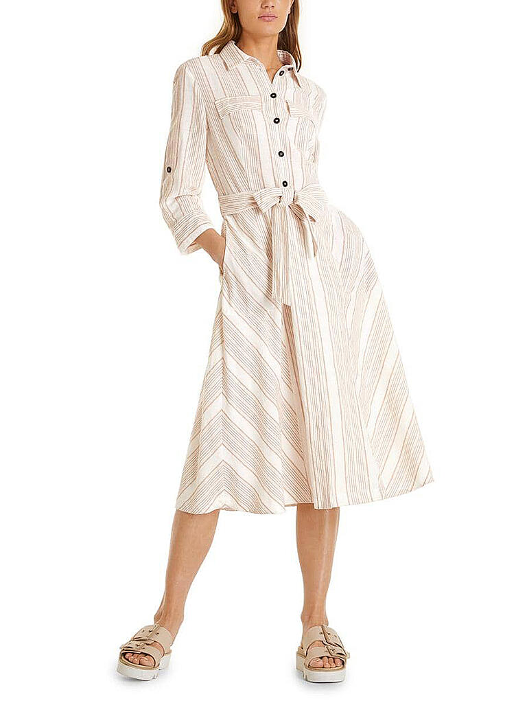 MARC CAIN | Hemdblusenkleid | creme