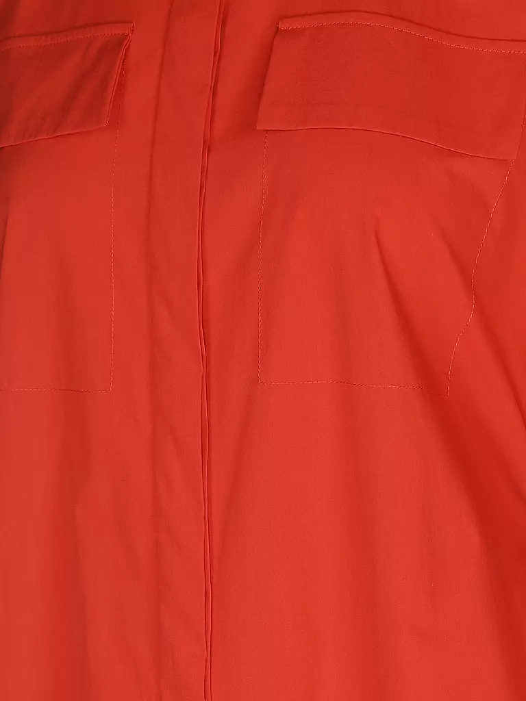 MARC CAIN | Hemdblusenkleid | dunkelrot