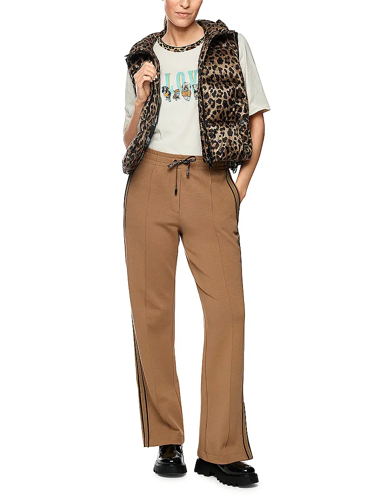 MARC CAIN | Hose Wide Leg WASHINGTON | hellbraun