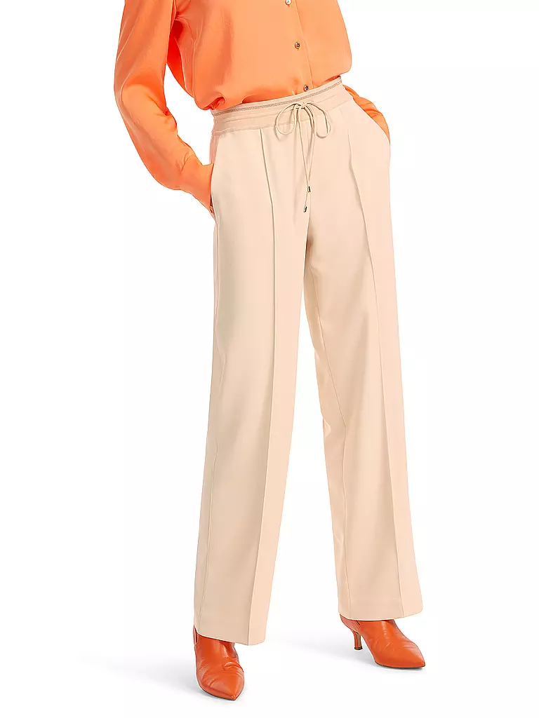 MARC CAIN | Hose Wide Leg WELBY | beige