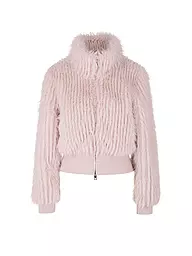 MARC CAIN | Jacke in Felloptik | hellgrau