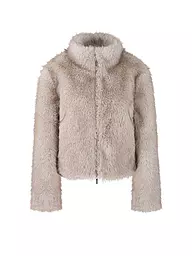 MARC CAIN | Jacke in Felloptik  | hellgrau