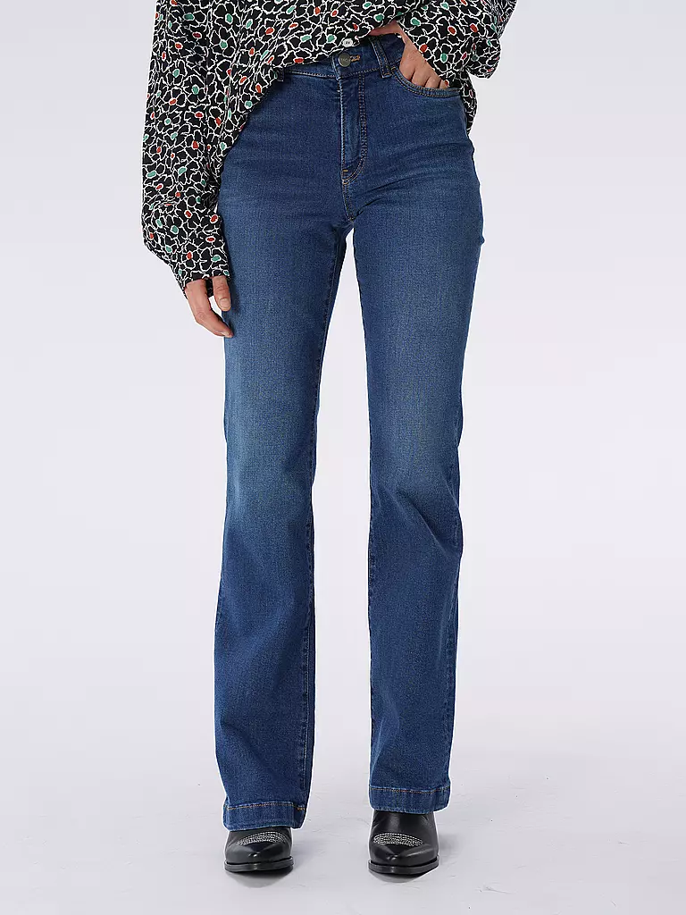 MARC CAIN | Jeans Flared Fit FARO | blau